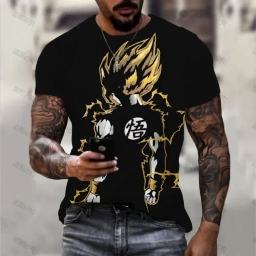 t-shirts inspired by popular anime like Naruto