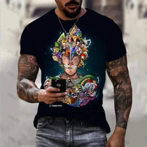 t-shirts inspired by popular anime like Naruto