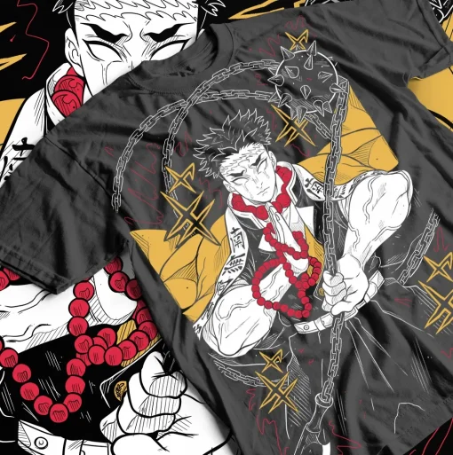 t-shirts inspired by popular anime like Naruto