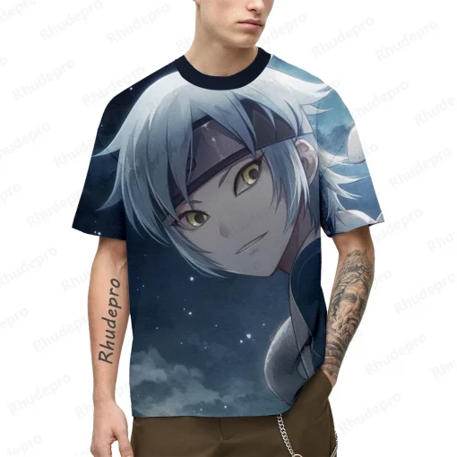 t-shirts inspired by popular anime like Naruto