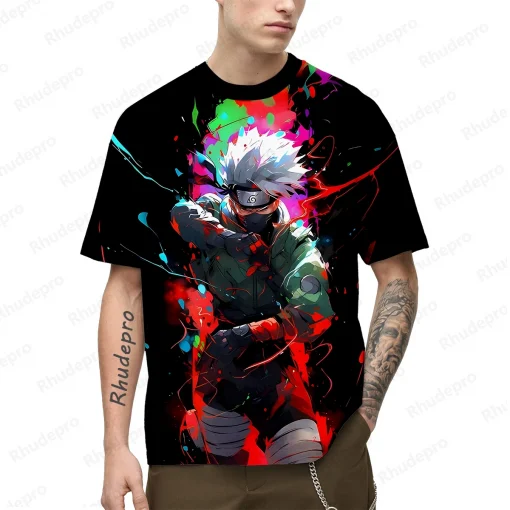 t-shirts inspired by popular anime like Naruto