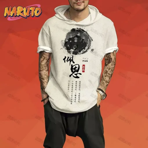 t-shirts inspired by popular anime like Naruto