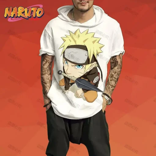 t-shirts inspired by popular anime like Naruto