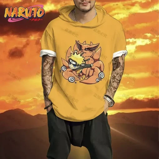 t-shirts inspired by popular anime like Naruto