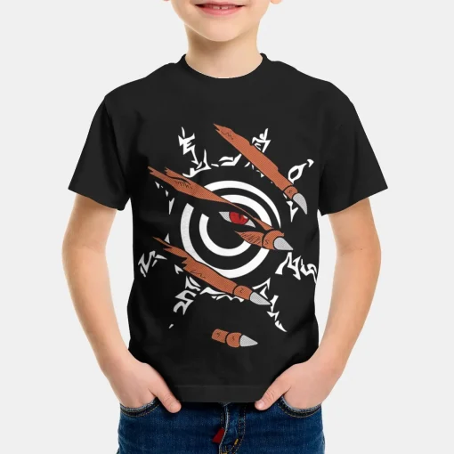 t-shirts inspired by popular anime like Naruto