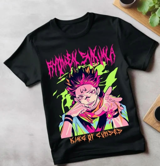 t-shirts inspired by popular anime like Naruto