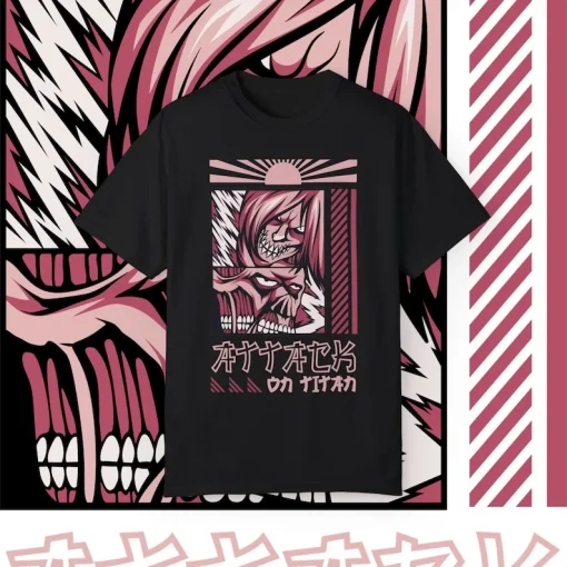 t-shirts inspired by popular anime like Naruto