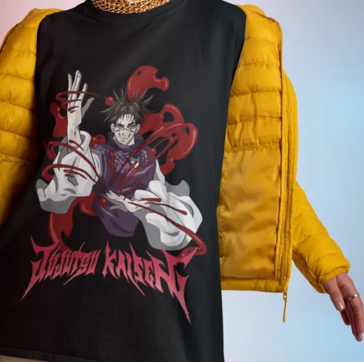 t-shirts inspired by popular anime like Naruto