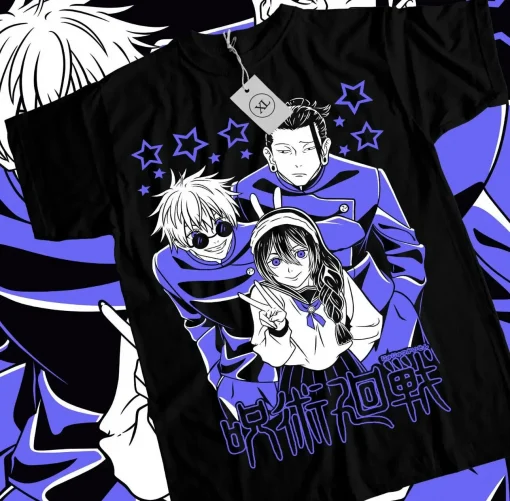 t-shirts inspired by popular anime like Naruto