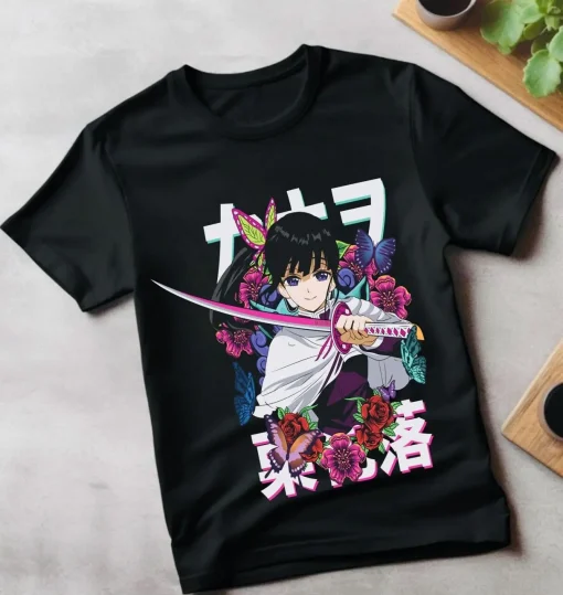 t-shirts inspired by popular anime like Naruto