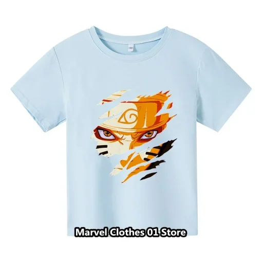 t-shirts inspired by popular anime like Naruto