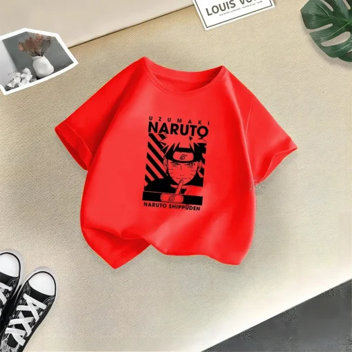 t-shirts inspired by popular anime like Naruto