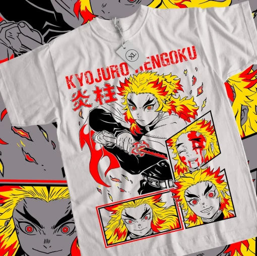 t-shirts inspired by popular anime like Naruto