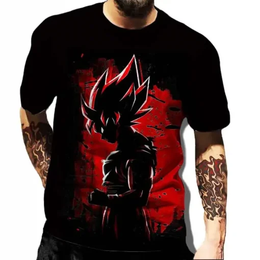 t-shirts inspired by popular anime like Naruto