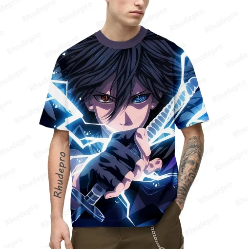 t-shirts inspired by popular anime like Naruto