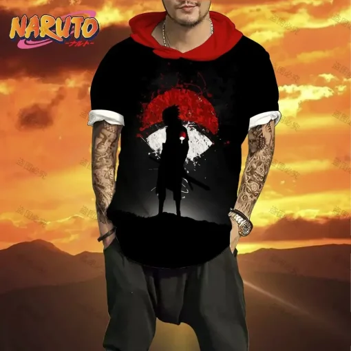 t-shirts inspired by popular anime like Naruto