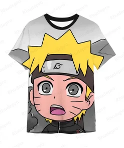 t-shirts inspired by popular anime like Naruto