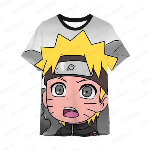 t-shirts inspired by popular anime like Naruto