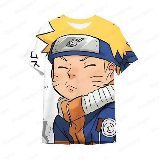 t-shirts inspired by popular anime like Naruto