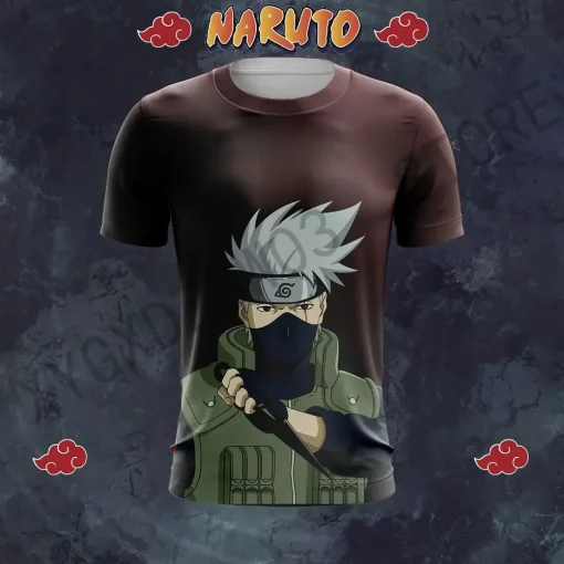 t-shirts inspired by popular anime like Naruto