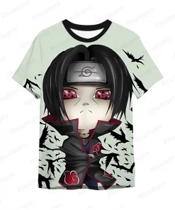 t-shirts inspired by popular anime like Naruto