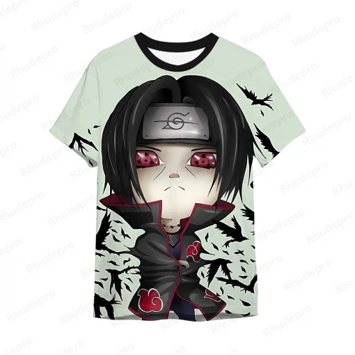 t-shirts inspired by popular anime like Naruto