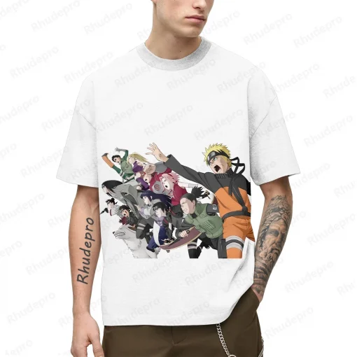 t-shirts inspired by popular anime like Naruto