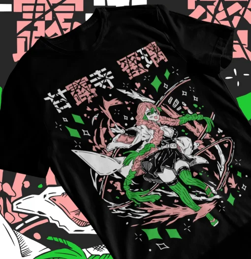 t-shirts inspired by popular anime like Naruto