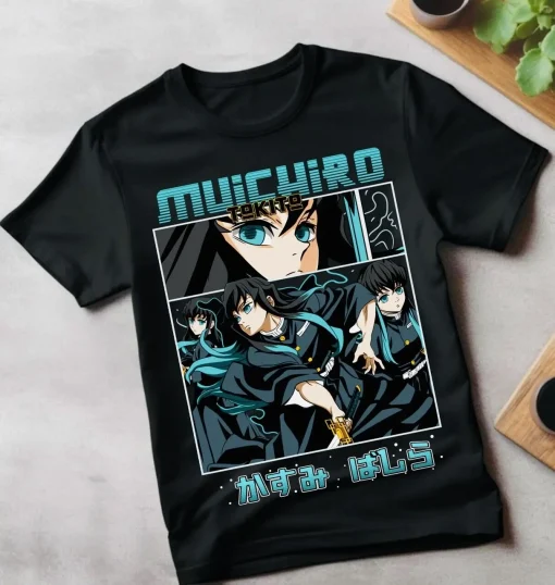 t-shirts inspired by popular anime like Naruto