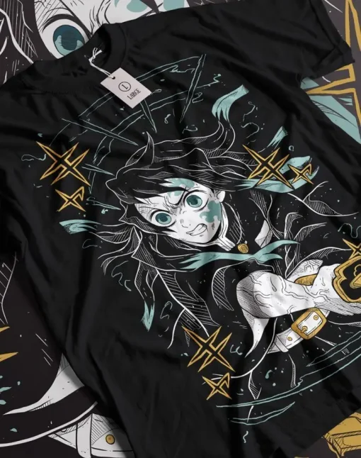 t-shirts inspired by popular anime like Naruto