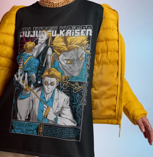 t-shirts inspired by popular anime like Naruto