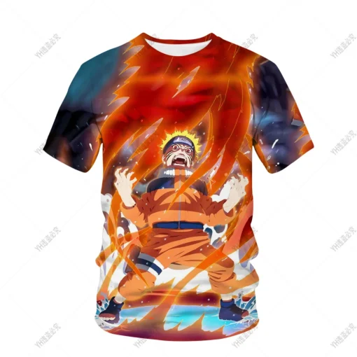 t-shirts inspired by popular anime like Naruto