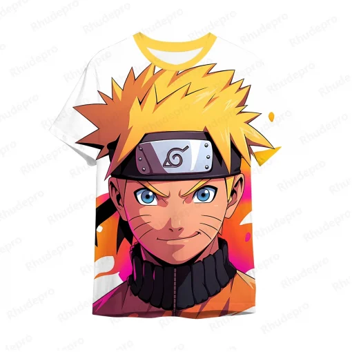 t-shirts inspired by popular anime like Naruto