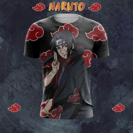 t-shirts inspired by popular anime like Naruto