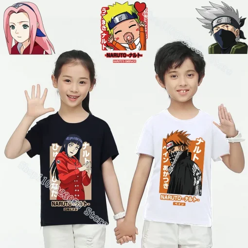 t-shirts inspired by popular anime like Naruto