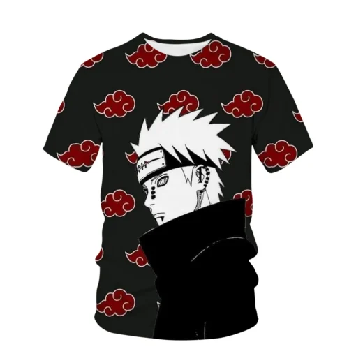 t-shirts inspired by popular anime like Naruto