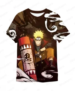 t-shirts inspired by popular anime like Naruto