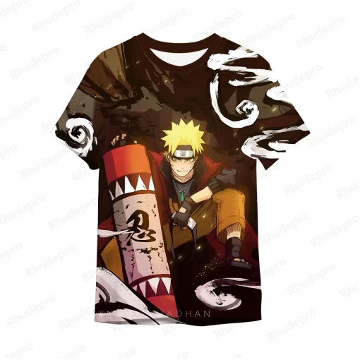 t-shirts inspired by popular anime like Naruto