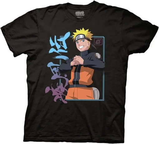 t-shirts inspired by popular anime like Naruto