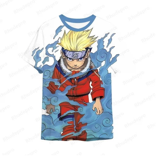 t-shirts inspired by popular anime like Naruto