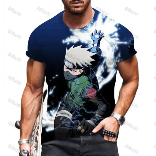 t-shirts inspired by popular anime like Naruto