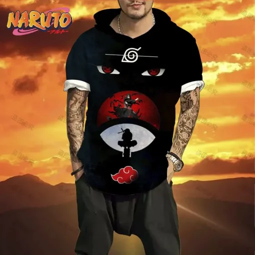 t-shirts inspired by popular anime like Naruto