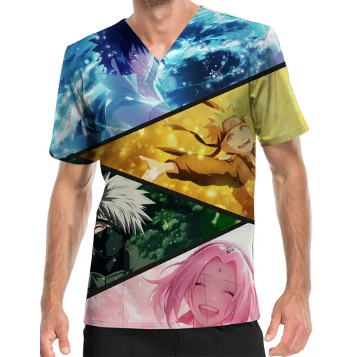 t-shirts inspired by popular anime like Naruto