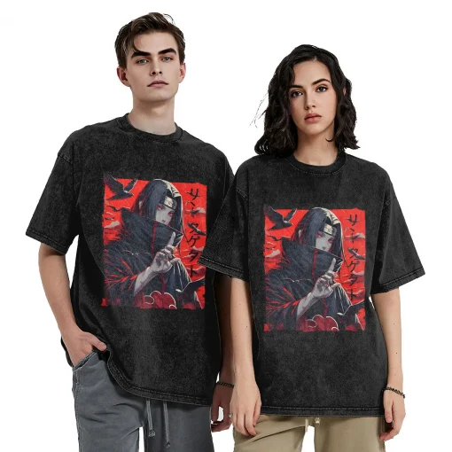 t-shirts inspired by popular anime like Naruto