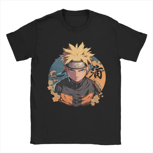 t-shirts inspired by popular anime like Naruto