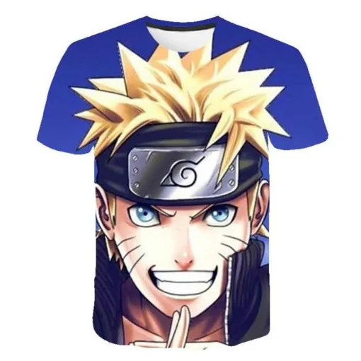 t-shirts inspired by popular anime like Naruto