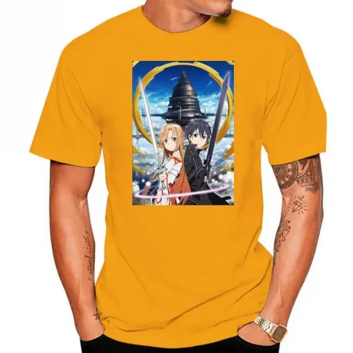 t-shirts inspired by popular anime like Naruto