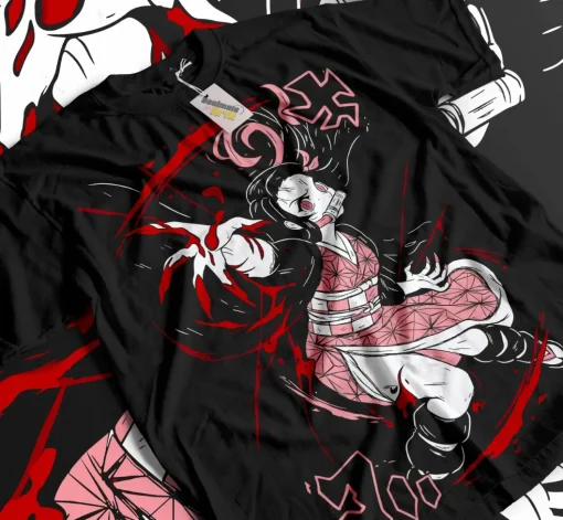 t-shirts inspired by popular anime like Naruto