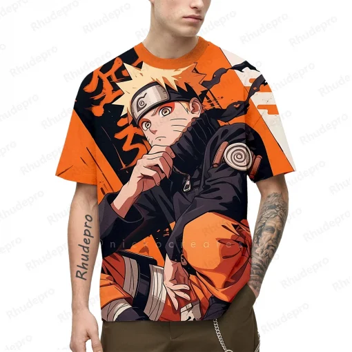 t-shirts inspired by popular anime like Naruto