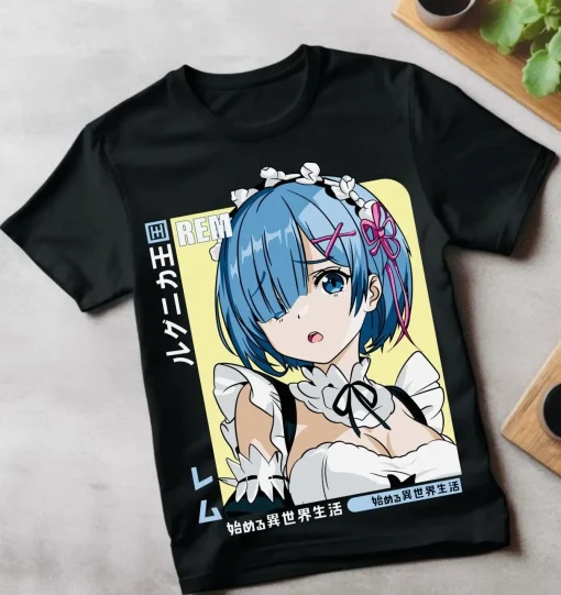 t-shirts inspired by popular anime like Naruto